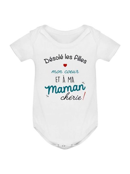 Body bébé mixte "J'ai une mamie folle" 