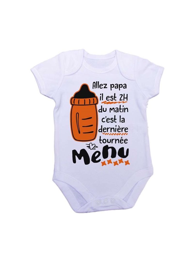 Body bébé mixte "Allez papa" 